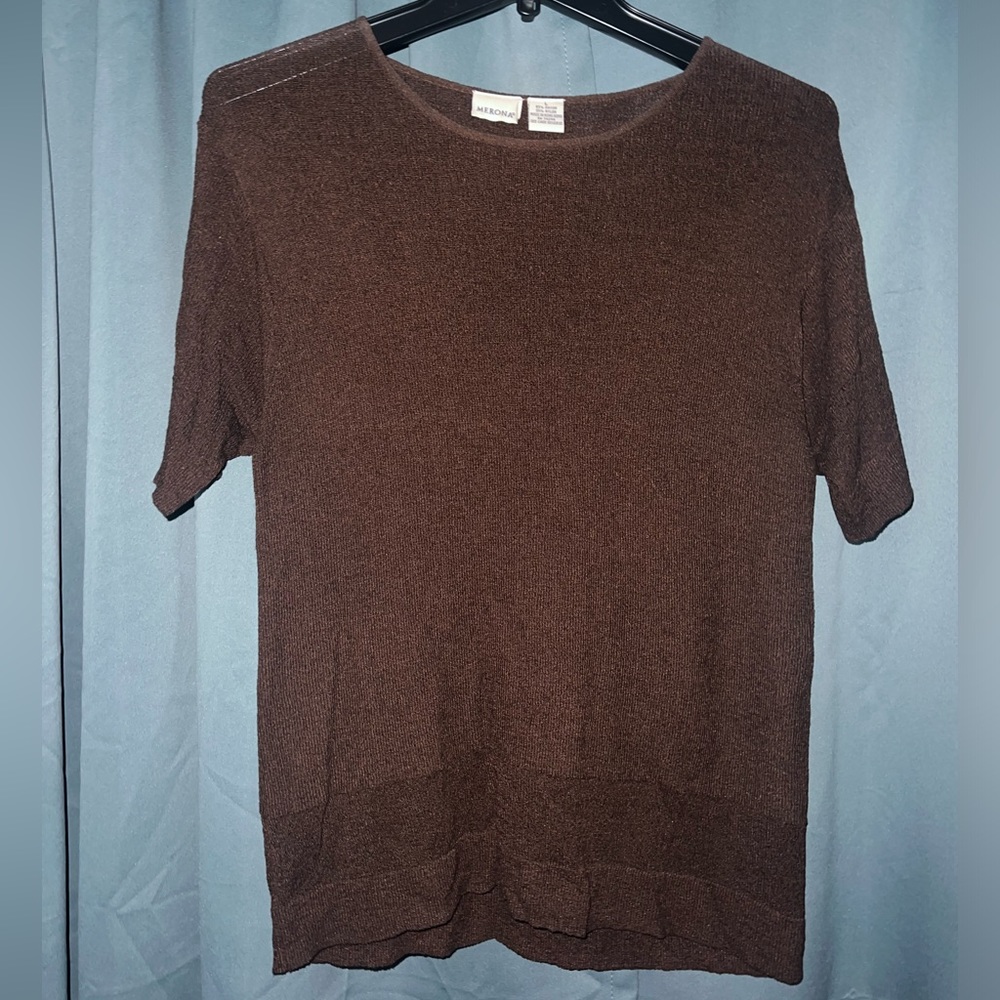 vintage brown top